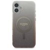 Guess GUHMP16SHGRCELW iPhone 16 6.1 brązowy/brown hardcase IML Glitter Gradient MagSafe
